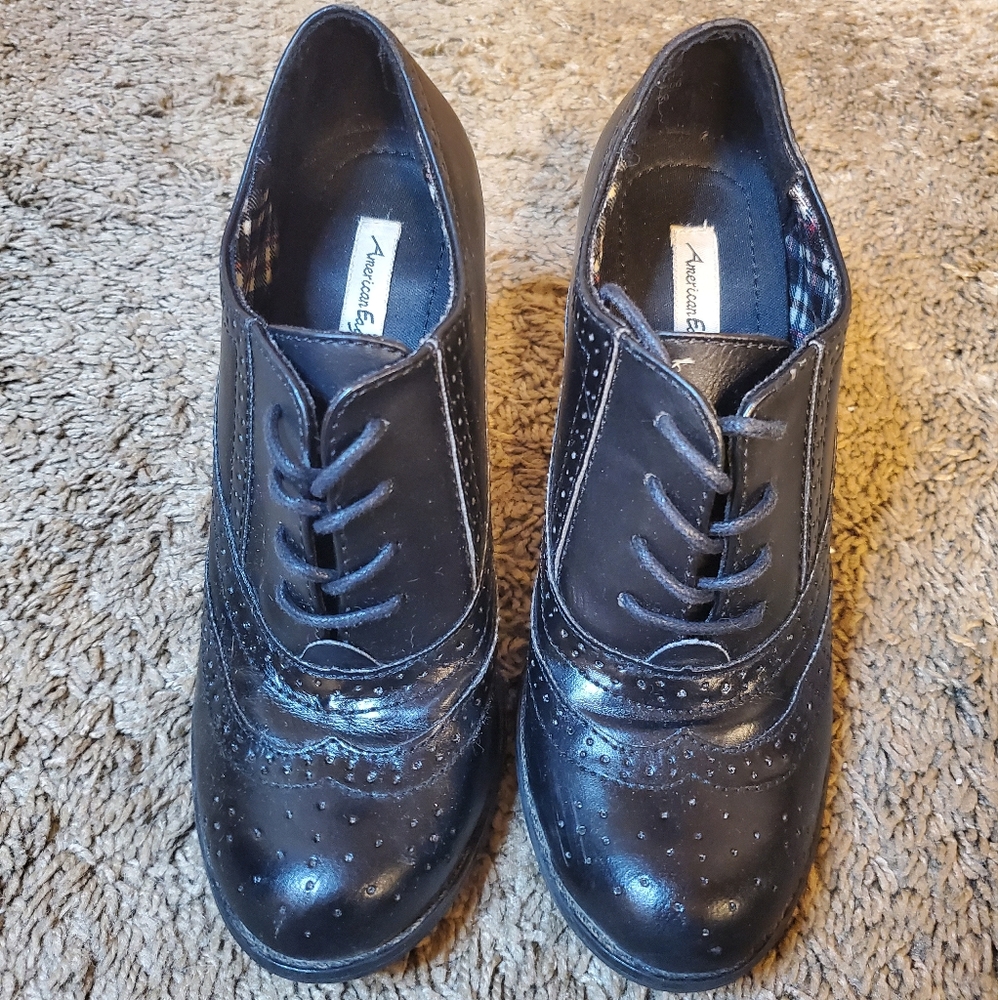 Black Oxford Heels